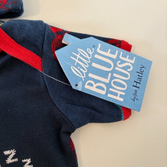 Little Blue House By Hatley Baby Body Suit & Hat Dinosaurs 12-18 months NEW Dino - Picture 7 of 10